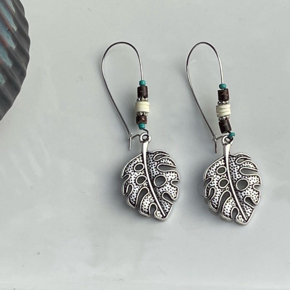 Tropical Beaded Earrings